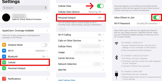 How to Change Your Hotspot Name and Password on an iPhone