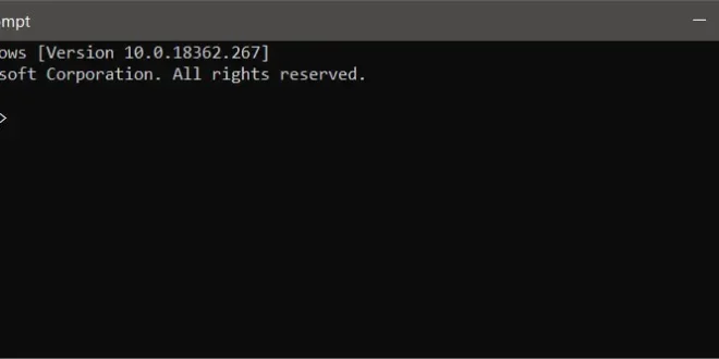 How to Open Command Prompt in Windows 10